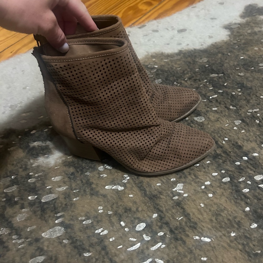 Brown booties